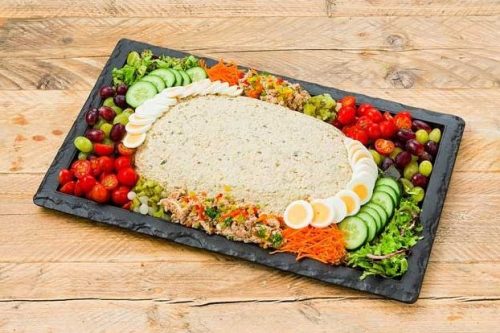 Koude schotel opgemaakt deluxe